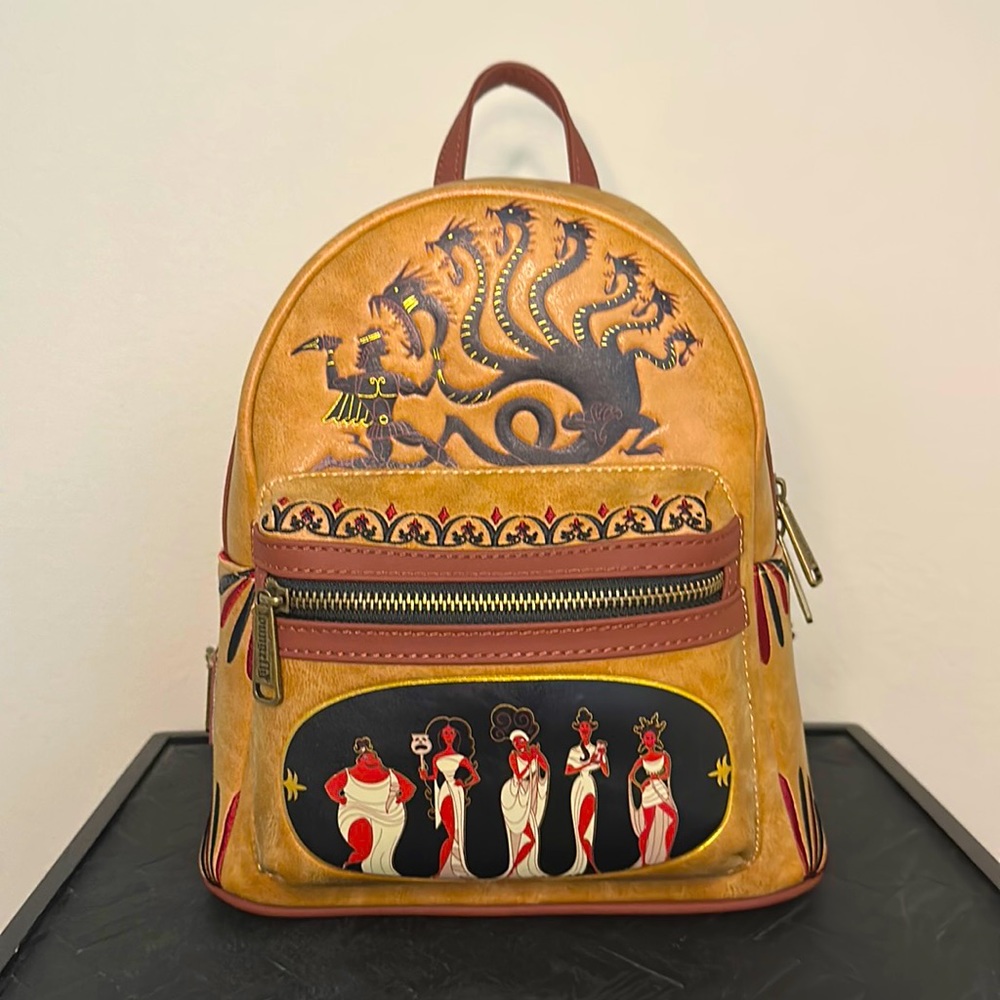 Loungefly Disney Hercules Muses Womens Double Strap Shoulder Bag Purse